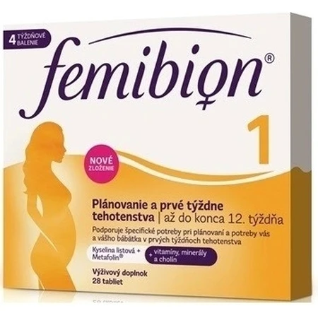 Фемибион 1 Планирование и первые недели беременности, 28 тбл 1×28 тбл, пищевая добавка: цены и характеристики