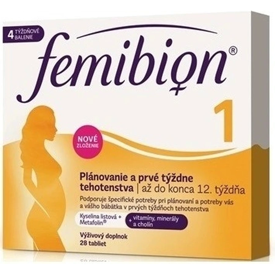 Фемибион 1 Планирование и первые недели беременности, 28 тбл 1×28 тбл, пищевая добавка: цены и характеристики