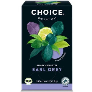 Органический черный чай Эрл Грей Чойс, 20 пакетиков, Yogi Tea