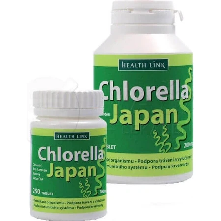 Health Link CHLORELLA JAPAN 1×250 tbl, хлорела: ціни та характеристики