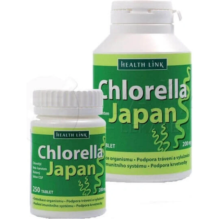 Health Link CHLORELLA JAPAN 1×250 tbl, хлорела: ціни та характеристики