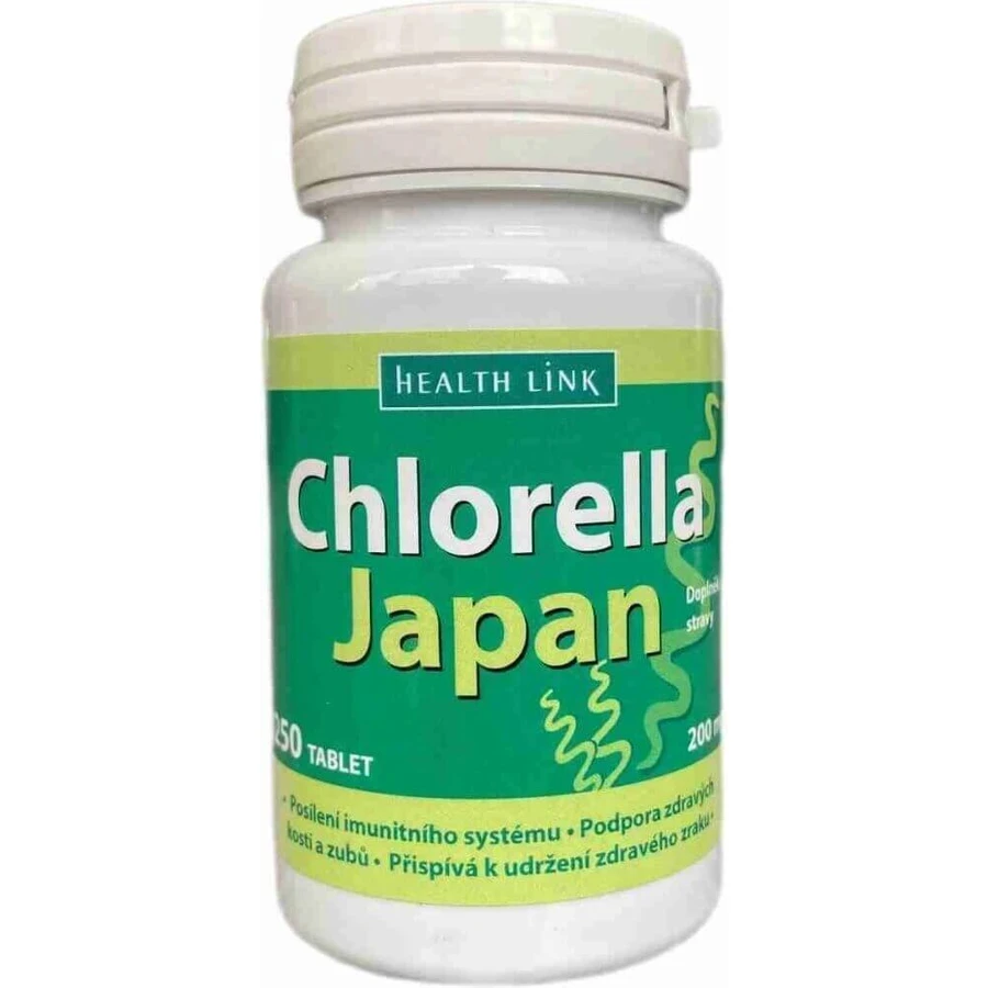 Health Link CHLORELLA JAPAN 1×250 tbl, хлорела: ціни та характеристики