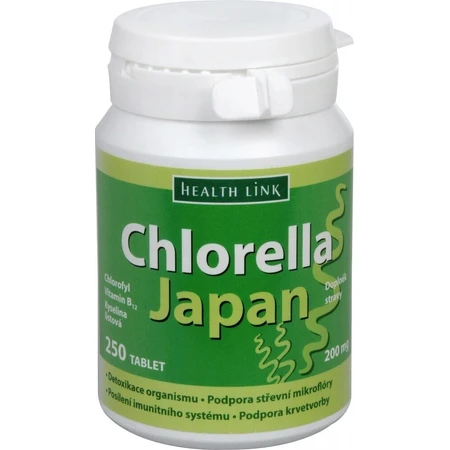 Health Link CHLORELLA JAPAN 1×250 tbl, хлорела: ціни та характеристики