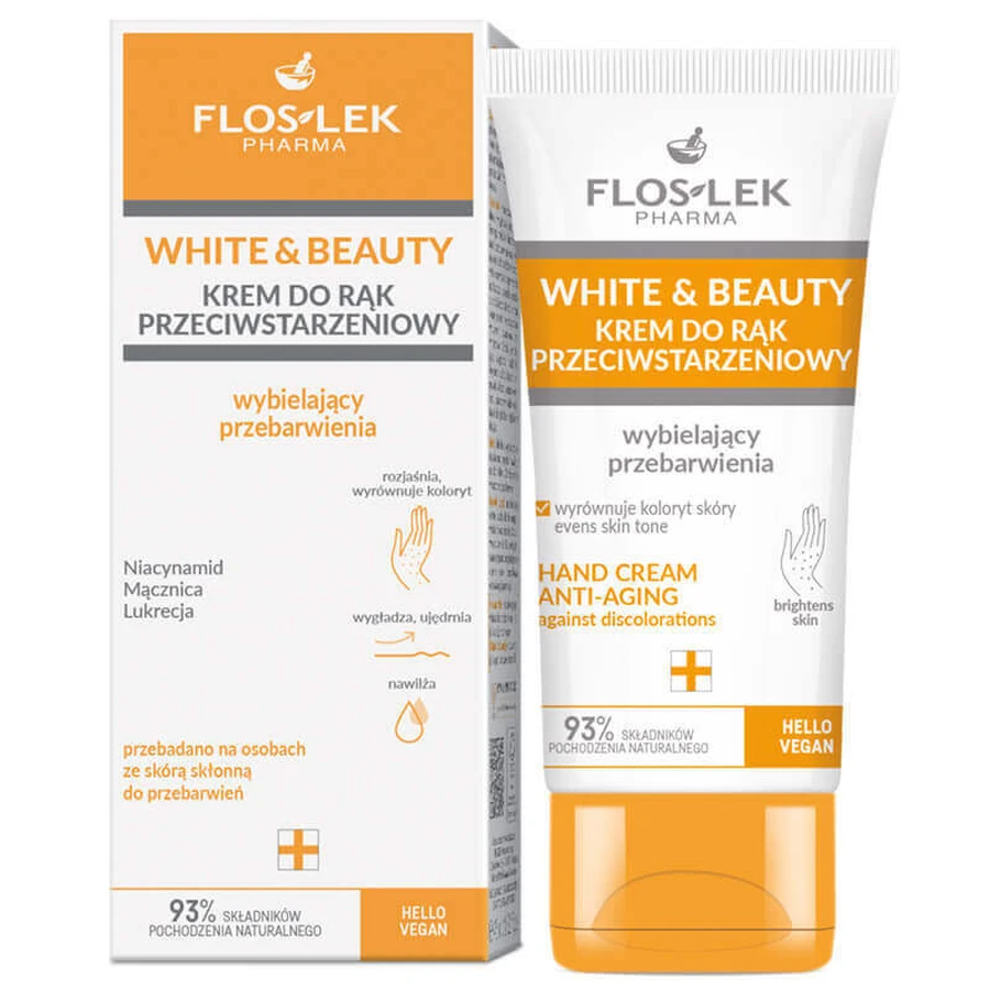 Floslek Pharma White & Beauty, антивіковий крем для шкіри, 45 мл: ціни та характеристики