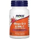 Mega D3 та MK-7 x 60 cps, Now Foods