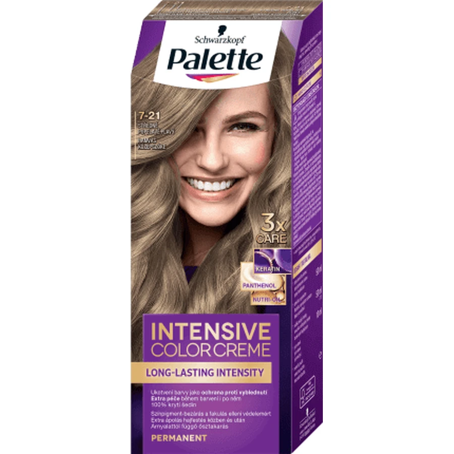 Palette Intensive Colour Creme Permanent Colour Palette 7-21 Средне-пепельный блондин, 1 шт.: цены и характеристики