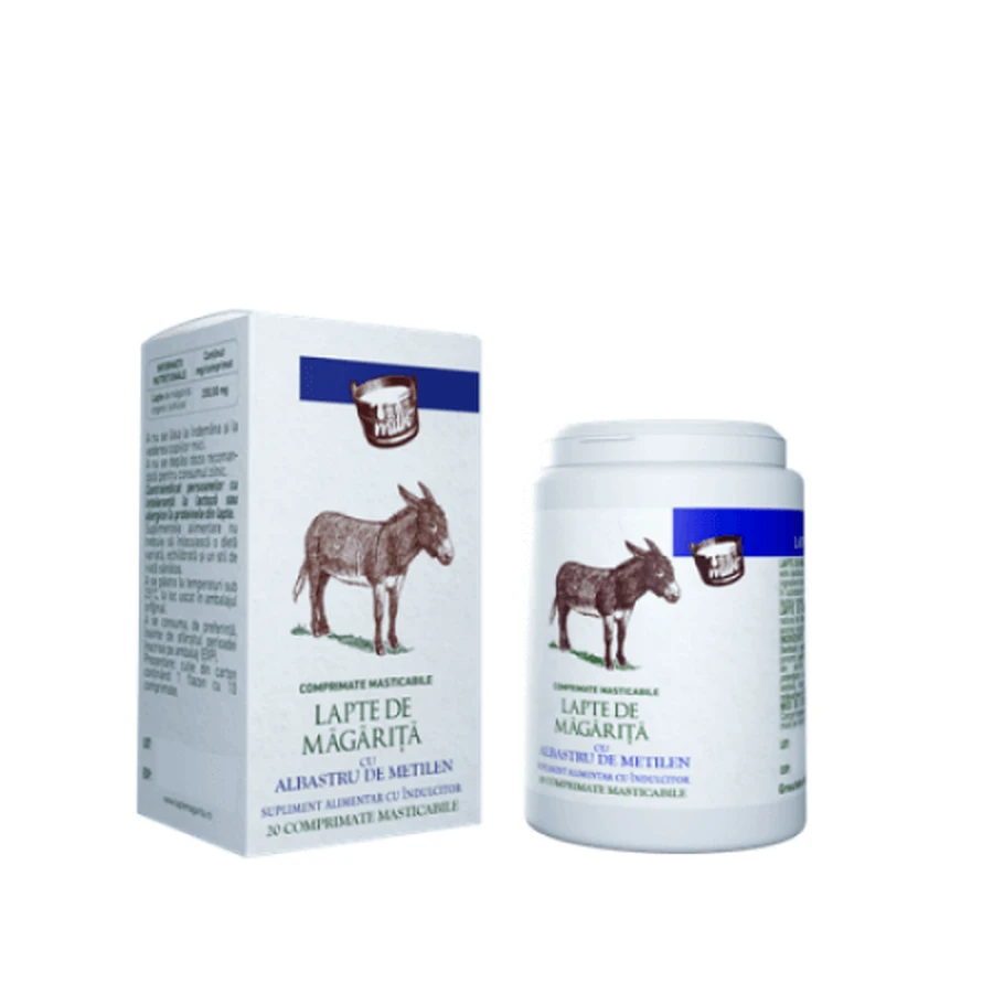 Lapte de magarita cu albastru de metilen Sintofarm, 20 жевательных таблеток: цены и характеристики