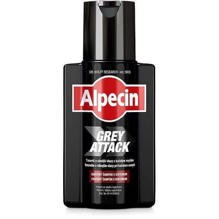 ALPECIN Grey Attack Shampoo 1×200 мл, шампунь проти сивини: ціни та характеристики