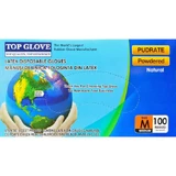 Рукавички латексні Top Glove, розмір M, 100 штук, Roval Med