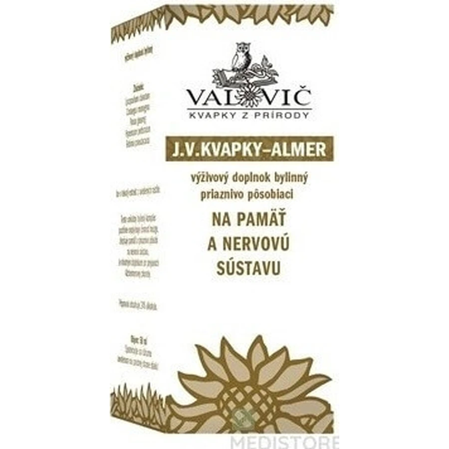 J.V. VAPES - ALMER 1×50 мл, для пам'яті та нервової системи: ціни та характеристики