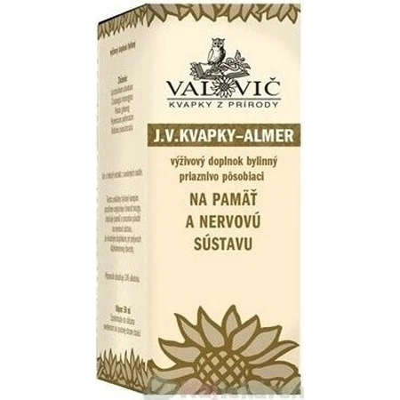 J.V. VAPES - ALMER 1×50 мл, для пам'яті та нервової системи: ціни та характеристики