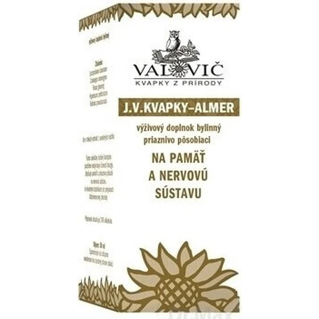 J.V. VAPES - ALMER 1×50 мл, для пам'яті та нервової системи: ціни та характеристики