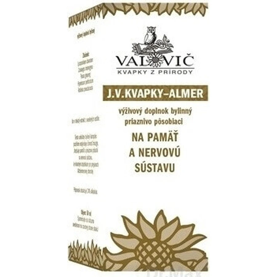 J.V. VAPES - ALMER 1×50 мл, для пам'яті та нервової системи: ціни та характеристики