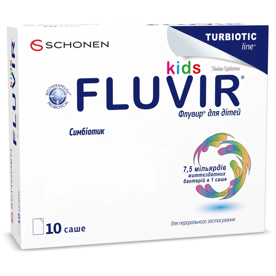 Флувир Kids 3,5 г саше, №10: цены и характеристики