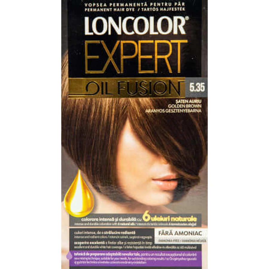 Loncolour Expert Ammoniated Oil Fusion Аміачна олійна фьюжн Aten Golden, 1 шт: ціни та характеристики