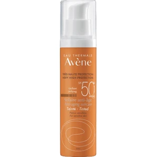Avène Solaire Антивіковий крем-тінт SPF50+ для чутливої шкіри обличчя з сонцезахисним ефектом 50 мл