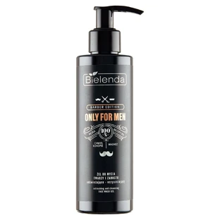 Bielenda Only For Men Barber Edition Освежающее и очищающее умывание, 190 г.