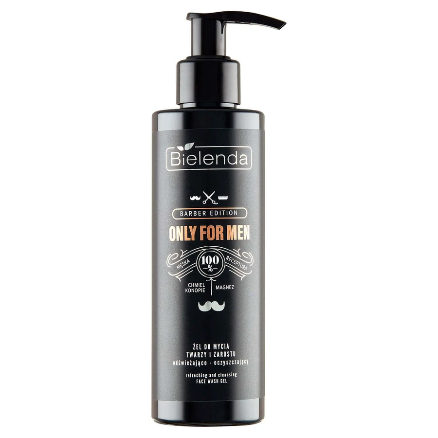 Bielenda Only For Men Barber Edition Освежающее и очищающее умывание, 190 г.: цены и характеристики