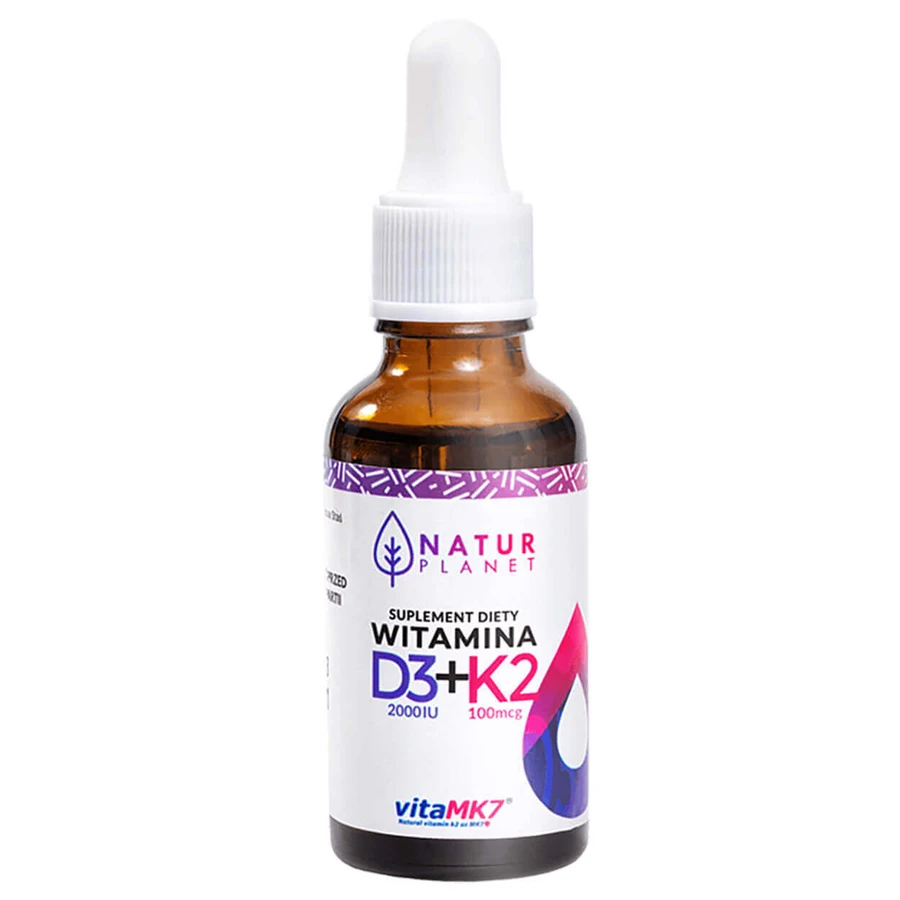 Краплі Natur Planet Вітамін D3+K2 Forte, 30 мл: ціни та характеристики