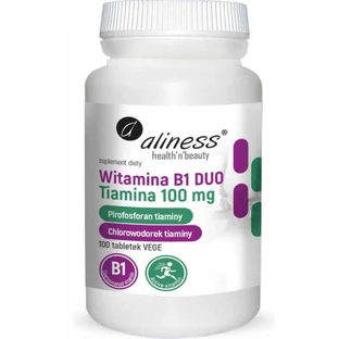 Витамин B1 (тиамин) DUO 100 мг (100 таблеток) Aliness
