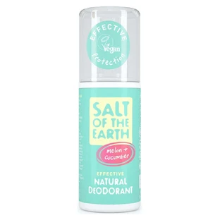 Дезодорант-спрей с арбузом и огурцом Salt Of The Earth Pure Aura, 100 мл, Crystal Spring