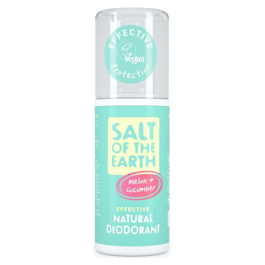 Дезодорант-спрей с арбузом и огурцом Salt Of The Earth Pure Aura, 100 мл, Crystal Spring: цены и характеристики