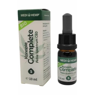 CBD 5% конопляное масло Medihemp 5% CBD семена конопли масло CO2 экстракция 10 мл