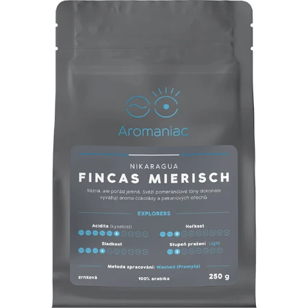 Aromaniac Nicaragua Fincas Mierisch - бобы 250 г: цены и характеристики