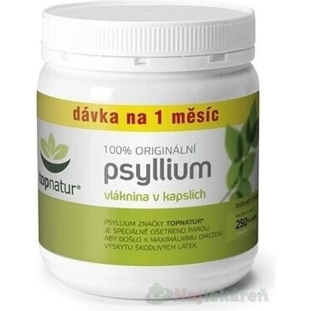 Топнатур PSYLLIUM клетчатка 1×250 cps, пищевая добавка: цены и характеристики