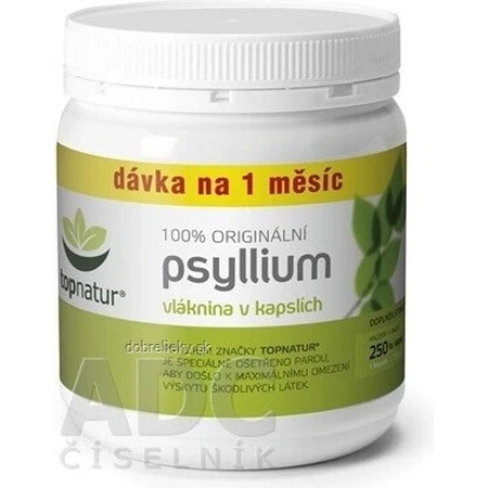 Топнатур PSYLLIUM клетчатка 1×250 cps, пищевая добавка: цены и характеристики