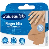 Пластыри для перевязки пальцев Salvequick Finger Mix, 18 штук