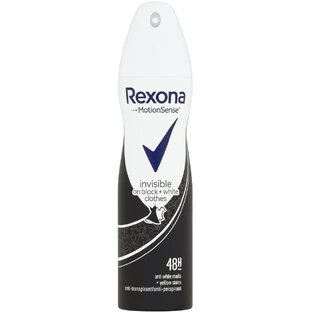 Rexona Антиперспірант невидимий чорний+білий 150 мл