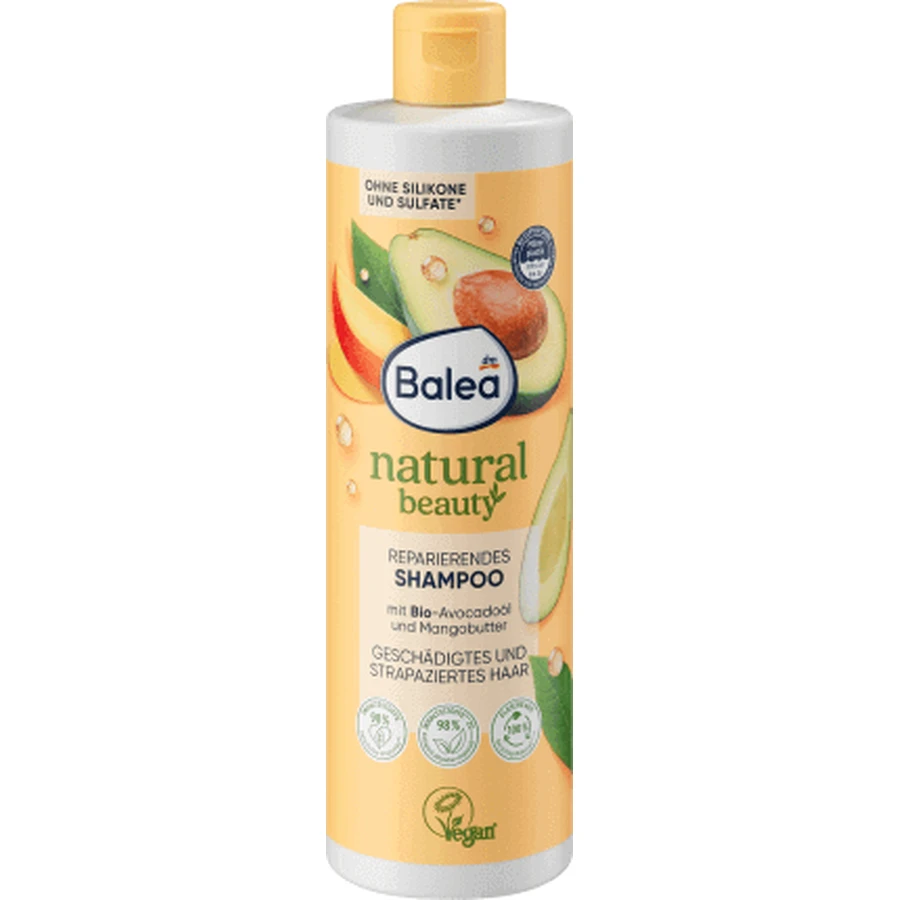 Восстанавливающий шампунь Balea Natural Beauty, 400 мл: цены и характеристики