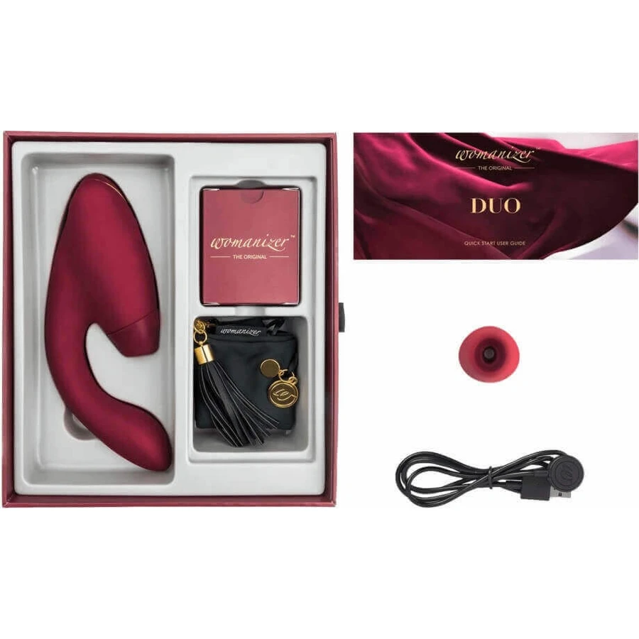 Womanizer DUO BLUEBERRY 1×1 шт, кліторальний стимулятор: ціни та характеристики