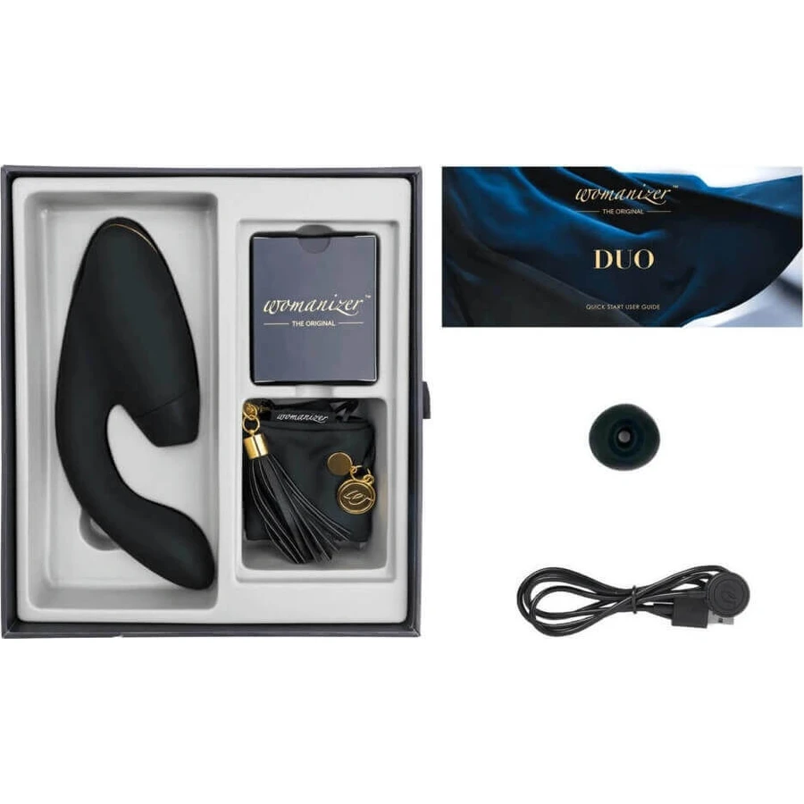 Womanizer DUO BLUEBERRY 1×1 шт, кліторальний стимулятор: ціни та характеристики