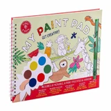 Акварельная книжка-раскраска My Paint Pad Jungle, 3 года+, Floss & Rock