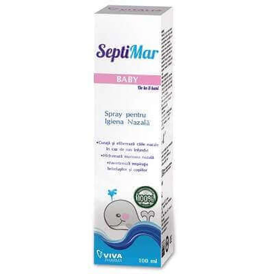 Изотоническая морская вода - SeptiMar Baby, 100 мл, Viva Pharma: цены и характеристики