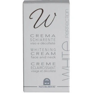Natura House WHITE PERFECTION Відбілюючий крем для обличчя та зони декольте, проти пігментних плям 50 мл