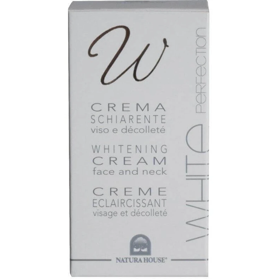 Natura House WHITE PERFECTION Відбілюючий крем для обличчя та зони декольте, проти пігментних плям 50 мл: ціни та характеристики