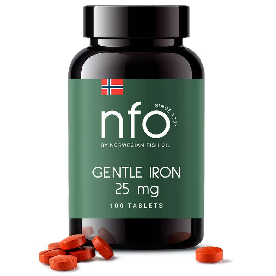 NFO Gentle Iron, элазо, 100 таблеток: цены и характеристики