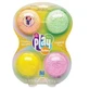 Пена для лепки с блестками, 4 штуки, Playfoam