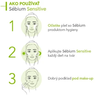 Заспокійливий і зволожуючий крем Bioderma Sébium Sensitive для шкіри, схильної до акне 30 мл