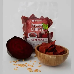 DAMODARA Гороховий делікатес з буряковими "чіпсами" 100г 1×100г
