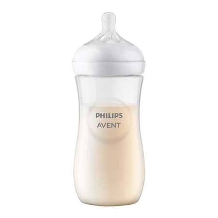 Avent Natural Response, пляшечка з чутливою соскою, швидкість потоку 4, SCY906/01, після 3 місяців, 330 мл: ціни та характеристики