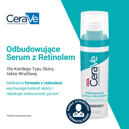 CeraVe Відновлювальна сироватка з ретинолом, 30 мл: ціни та характеристики