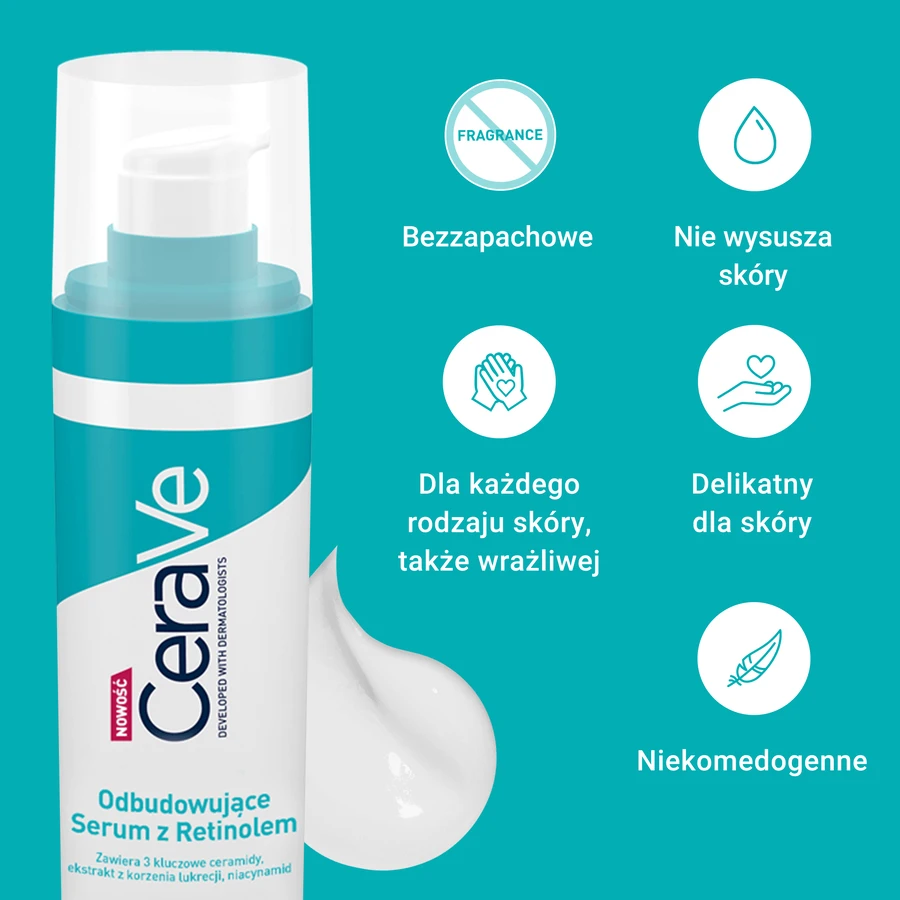CeraVe Відновлювальна сироватка з ретинолом, 30 мл: ціни та характеристики