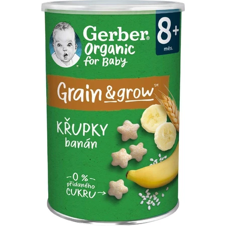 Gerber Органічні бананові чіпси 35 г: ціни та характеристики