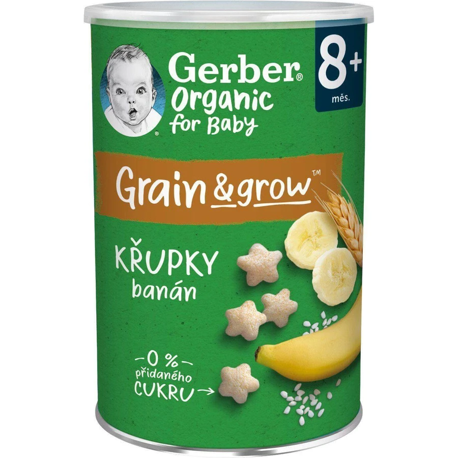 Gerber Органічні бананові чіпси 35 г: ціни та характеристики