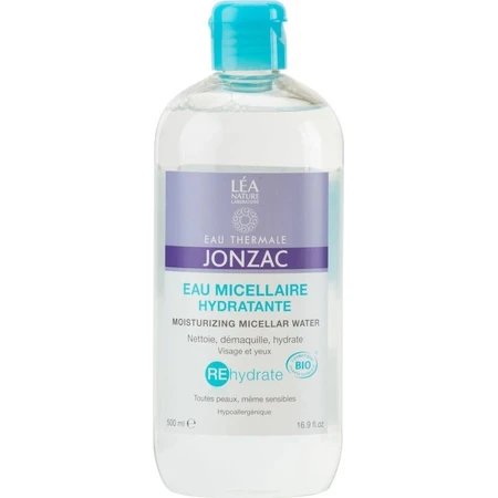 JONZAC Rehydrate Зволожуюча міцелярна вода BIO 1×500 мл, міцелярна вода: ціни та характеристики