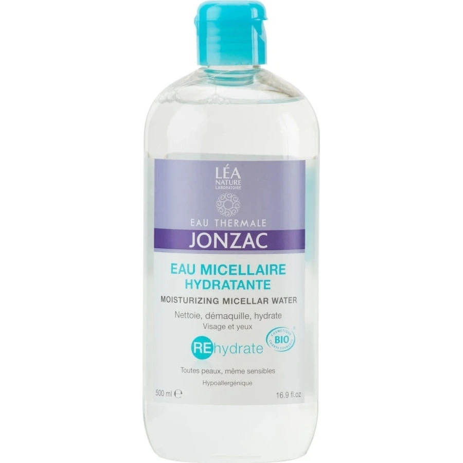 JONZAC Rehydrate Зволожуюча міцелярна вода BIO 1×500 мл, міцелярна вода: ціни та характеристики